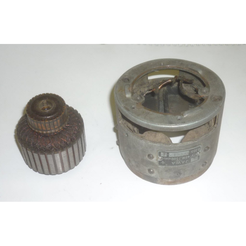 DYNAMO ROTOR + STATOR 6V 45W NA REPAS